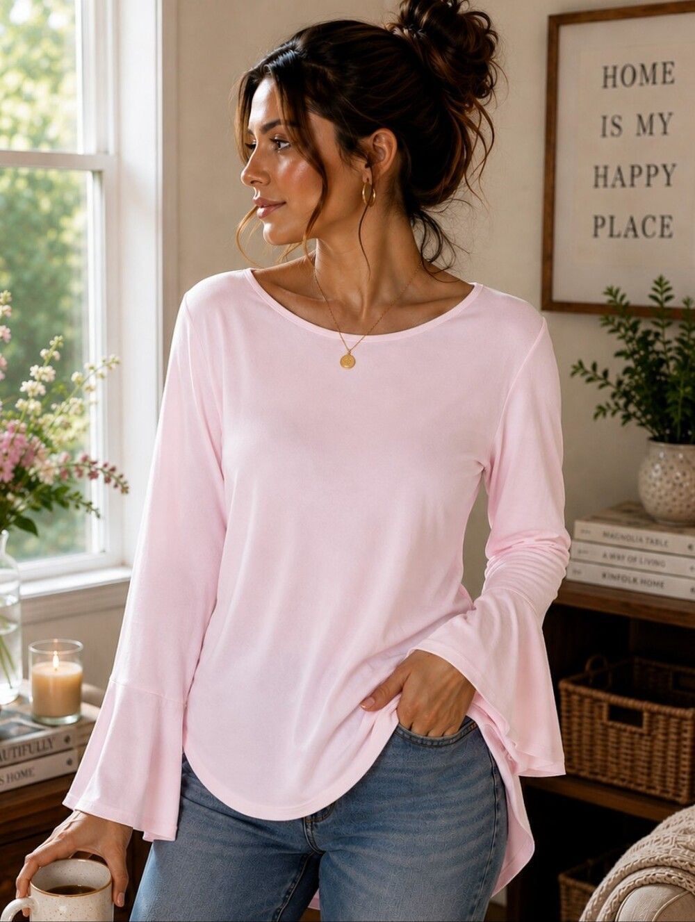 Vince Camuto pink Top